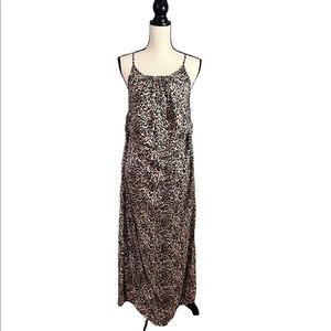 Victoria’s Secret Leopard Print Maxi Dress, Size S